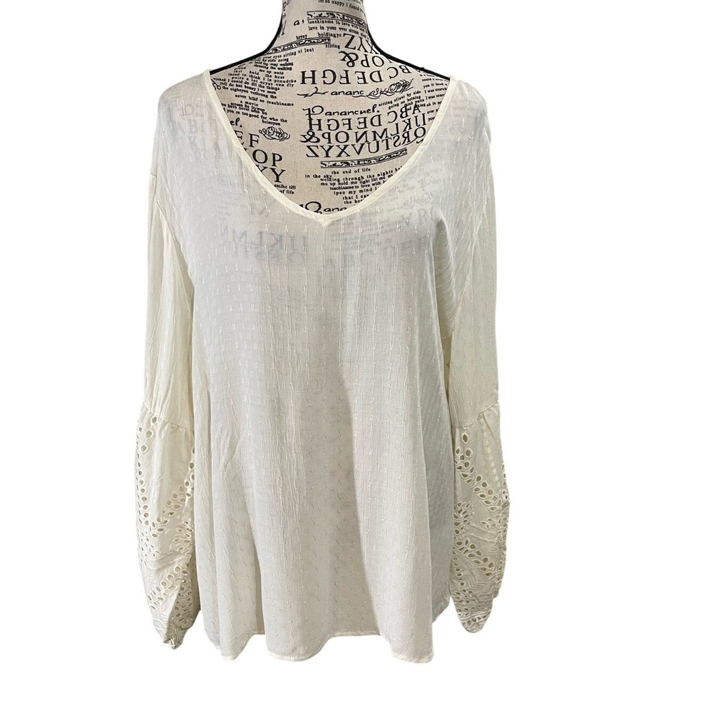 Maurices Ivory Textured Knit Top